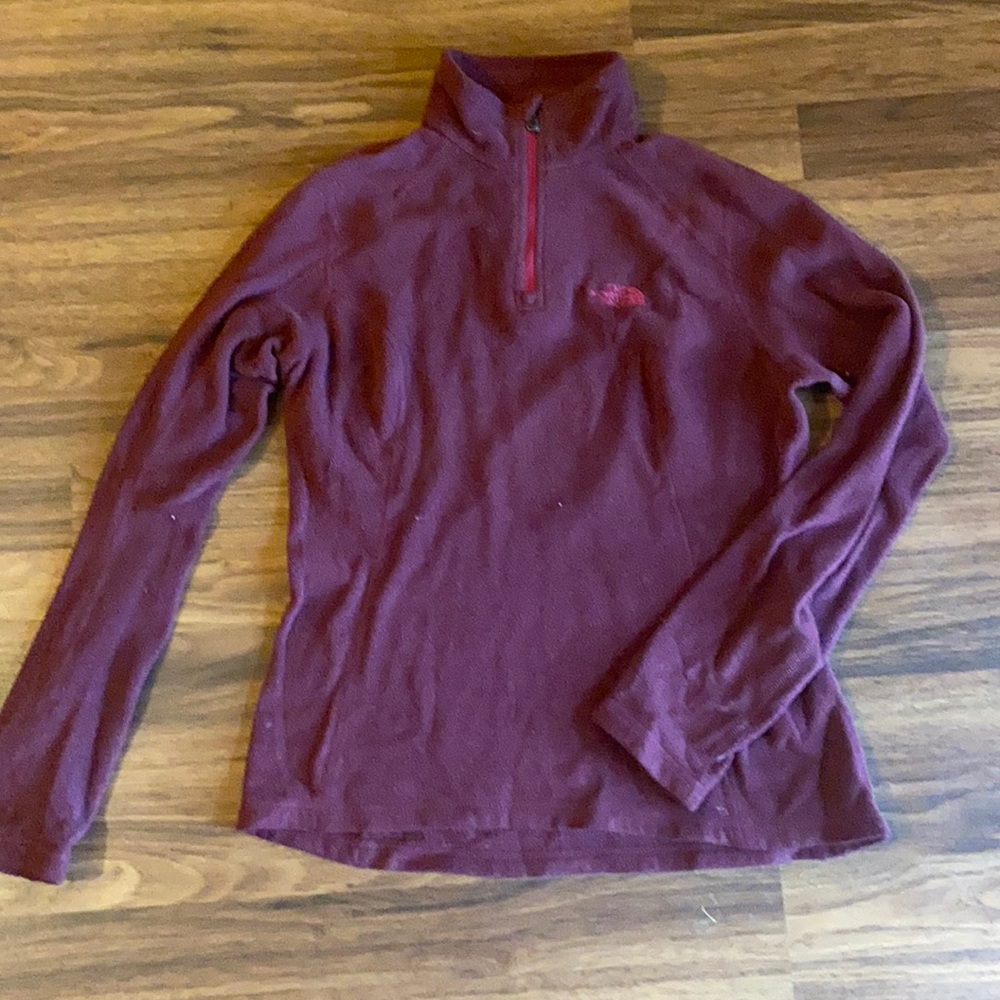 The North Face 1/4 zip fleece pullover XS